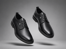 Shooz™ Obsidian Derby – Signature Grain Edition