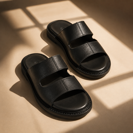 Shooz™ Riviera Minimal Slides – Black