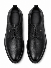 Shooz™ Obsidian Derby – Signature Grain Edition